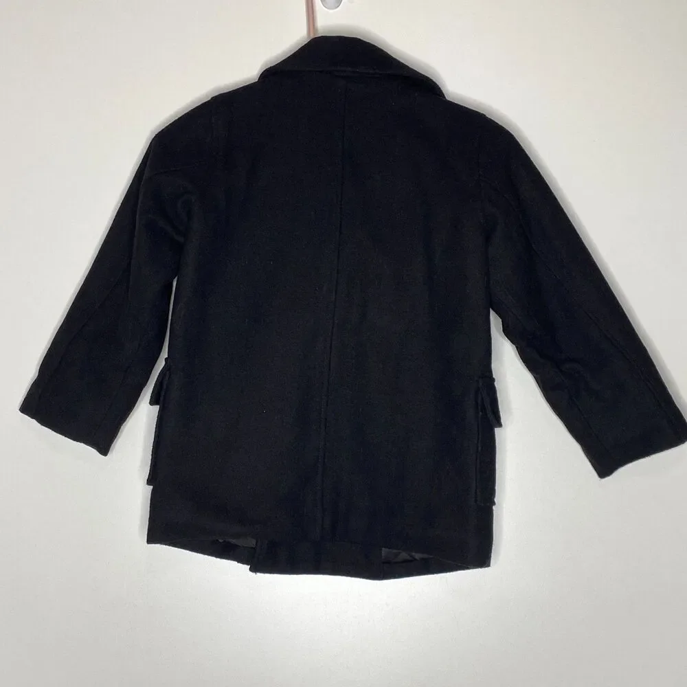 New Kitestrings Wool Blend Double Breasted Coat Toddler Girl's Size 5-6
